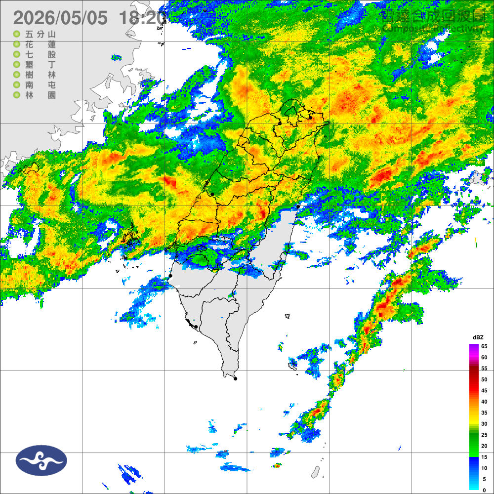 西半部漸轉多雲到晴，東半部雲多偶雨
