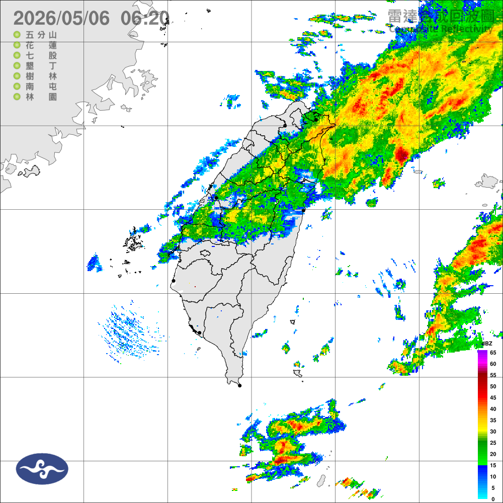 西半部漸轉多雲到晴，東半部雲多偶雨，氣溫回升