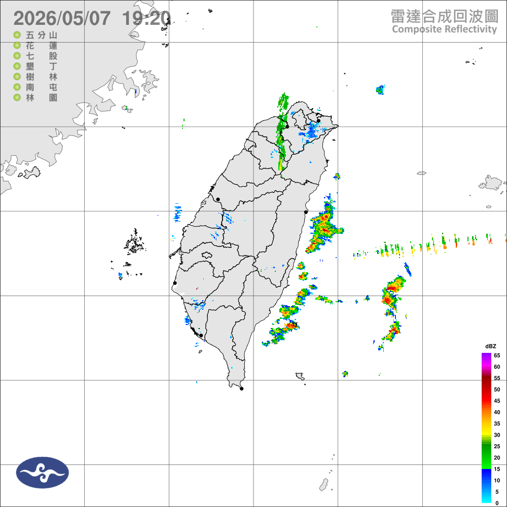 鋒面通過，東北季風稍增強，迎風面北東易降雨