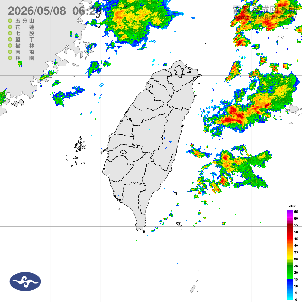 鋒面通過，東北季風稍增強，迎風面北東易降雨