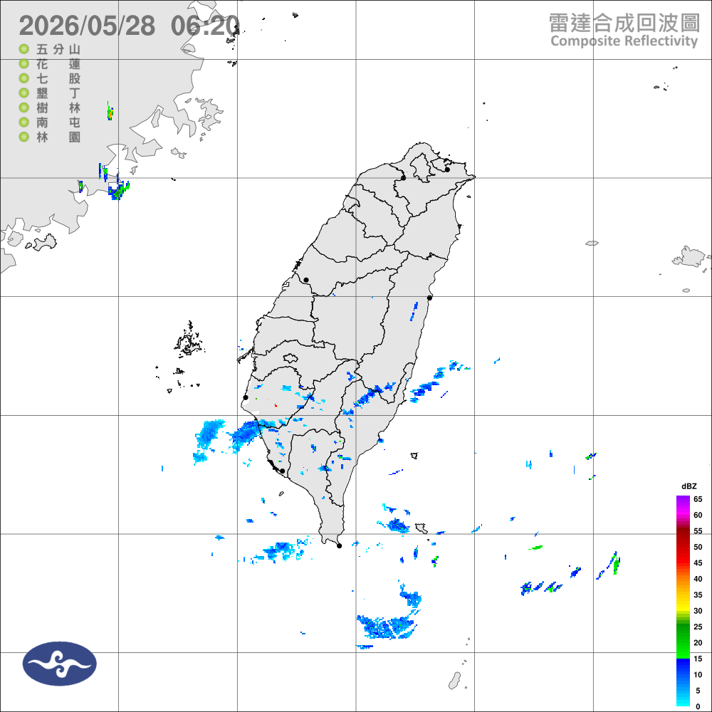 各地天氣穩定高溫炎熱，晚起鋒面接近，中部以北、宜蘭降雨機率增