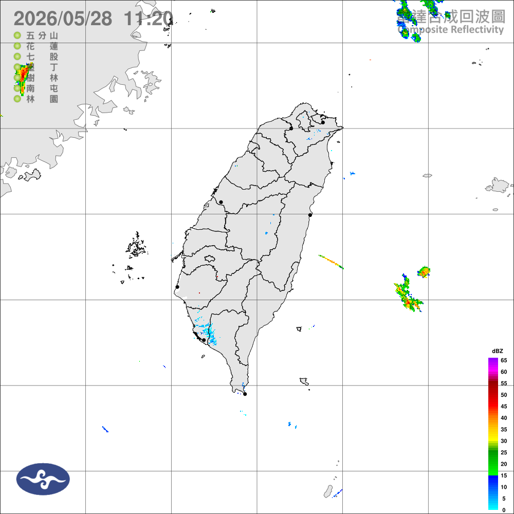 高溫炎熱，多雲到晴，局部午後雷陣雨；晚起鋒面接近，中部以北及宜蘭降雨機率增
