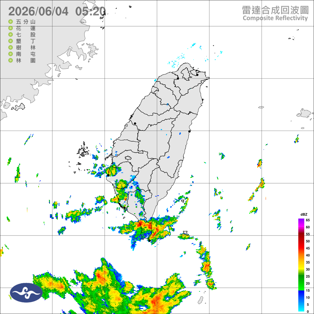 西南風增強、水氣增，午後留意局部大雨