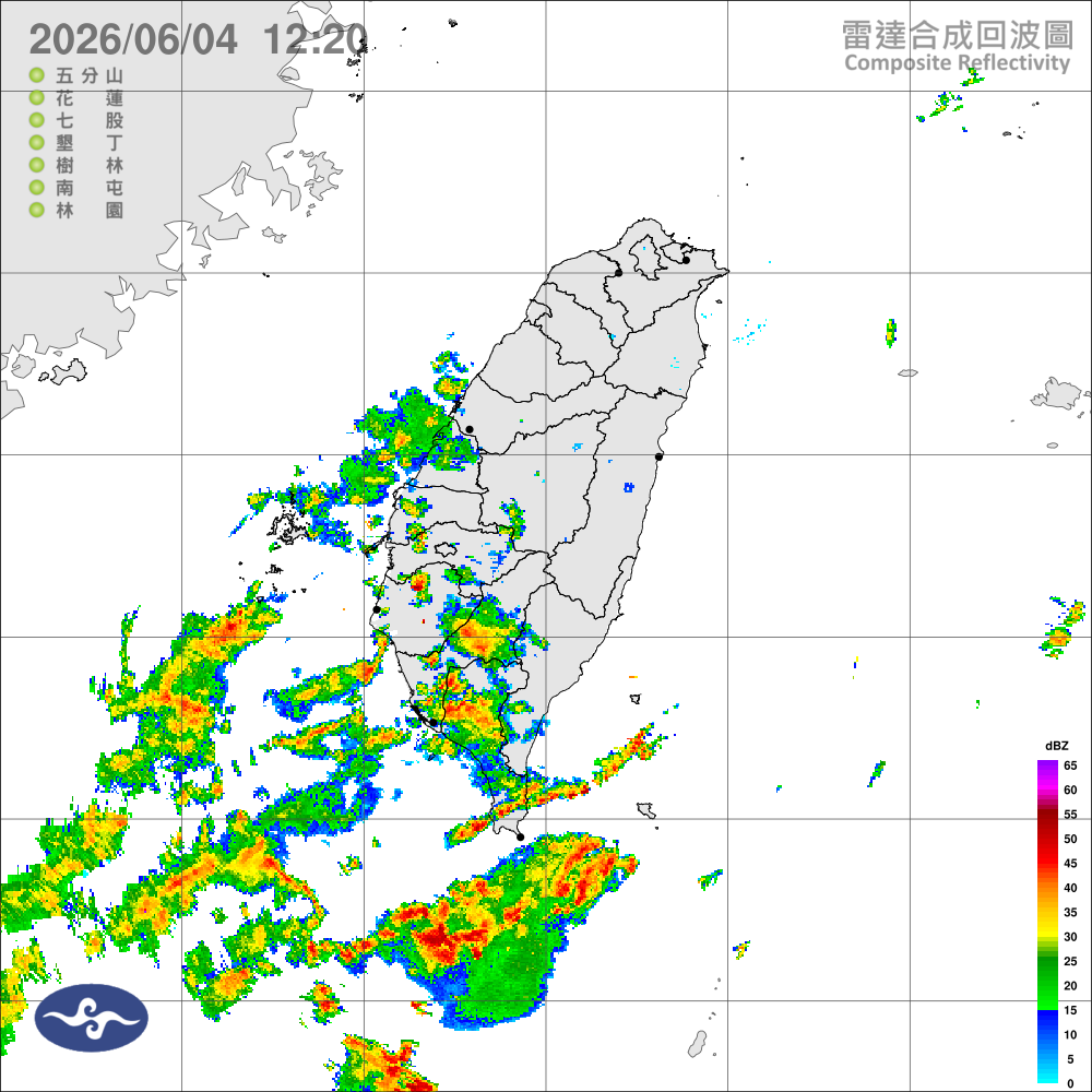 西南風增強、水氣增，午後留意局部大雨