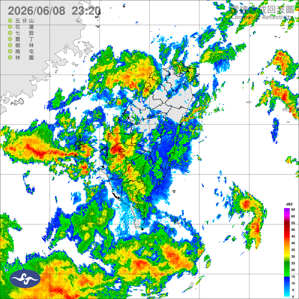 滯留鋒面及西南氣流帶來充沛水氣，各地防範劇烈降雨