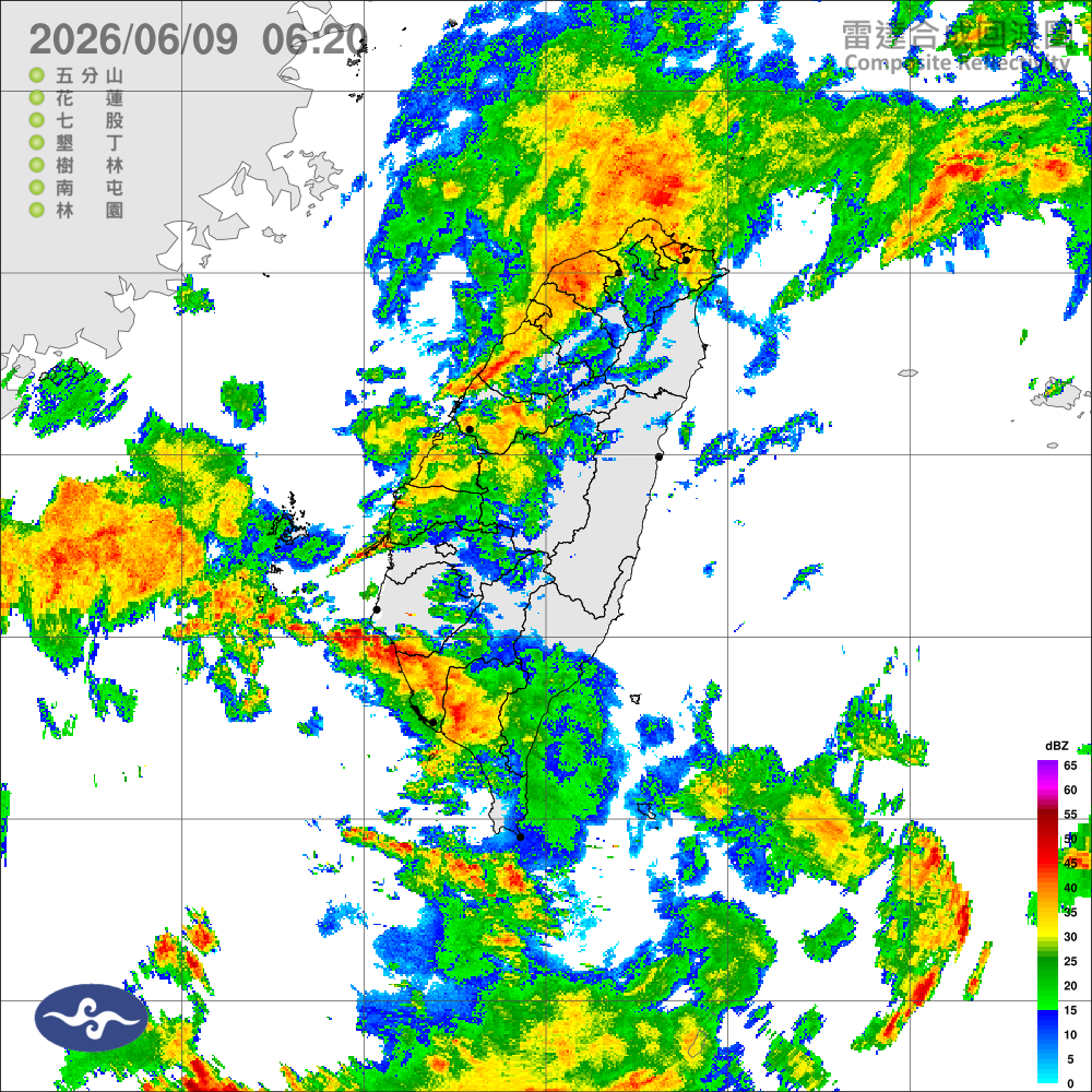 滯留鋒面及西南氣流帶來充沛水氣，各地防範劇烈降雨