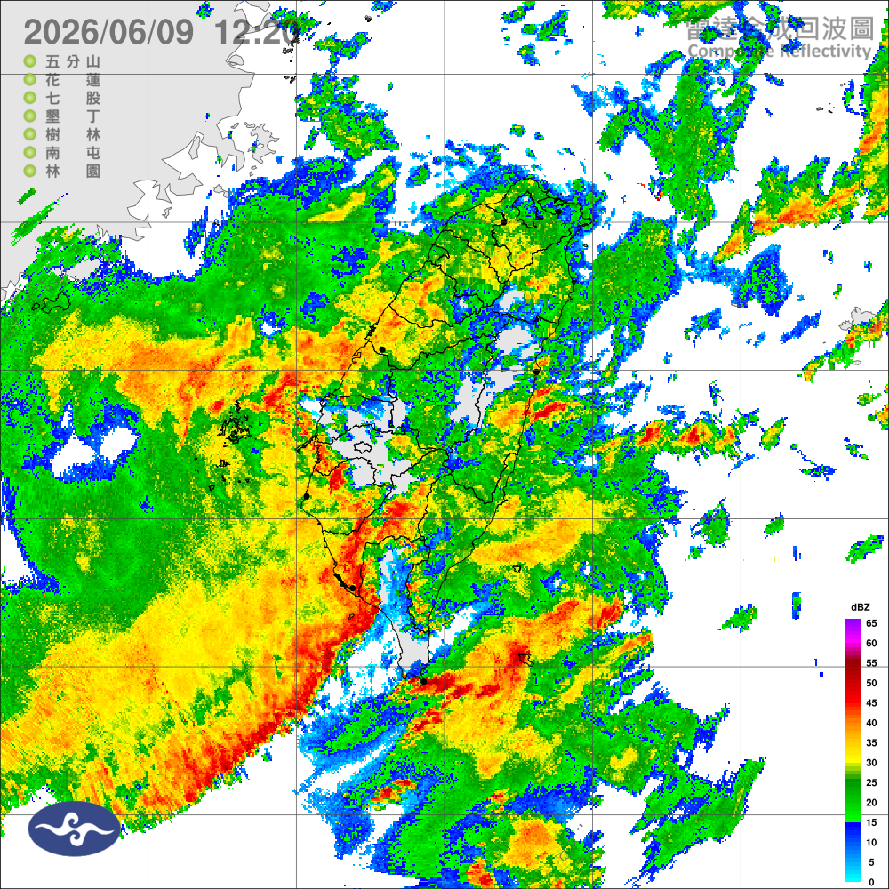 滯留鋒面及西南氣流帶來充沛水氣，各地嚴防劇烈降雨