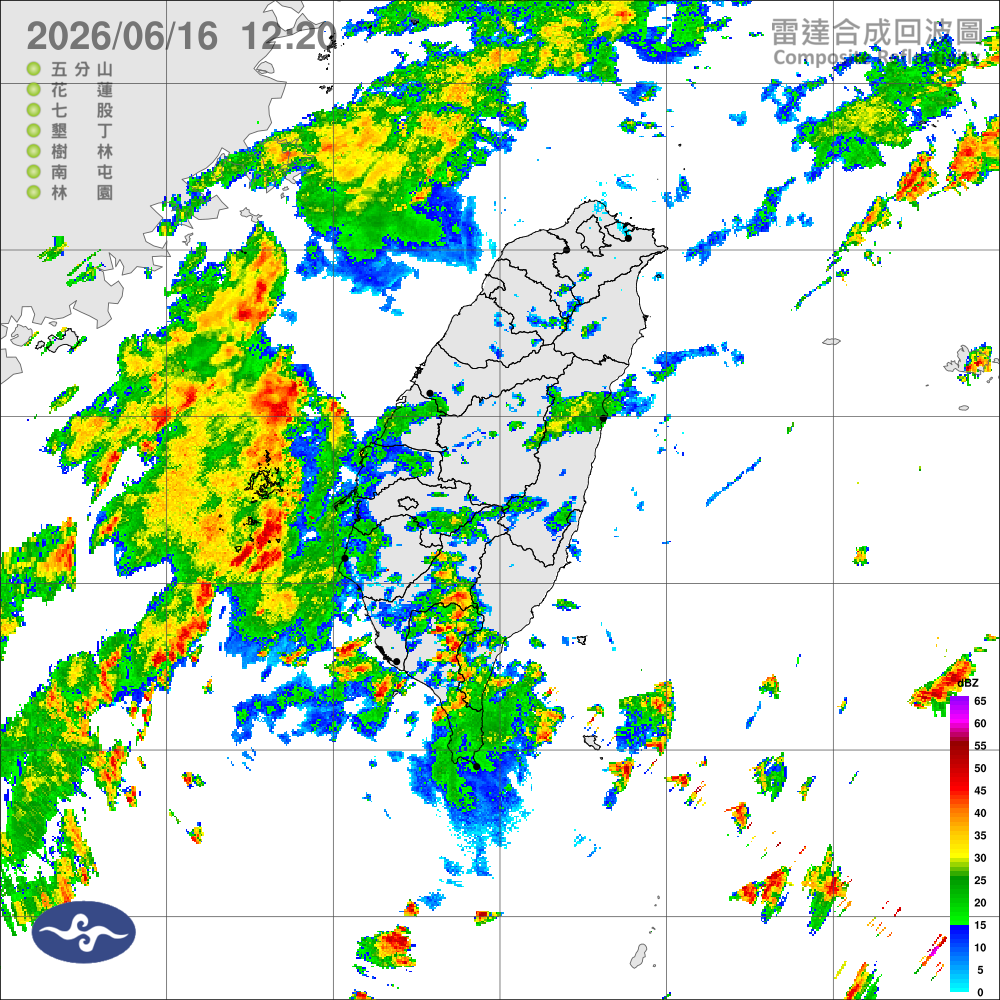 鋒面位於北部海面，西南風影響，水氣仍多，留意雷雨及較劇烈天氣