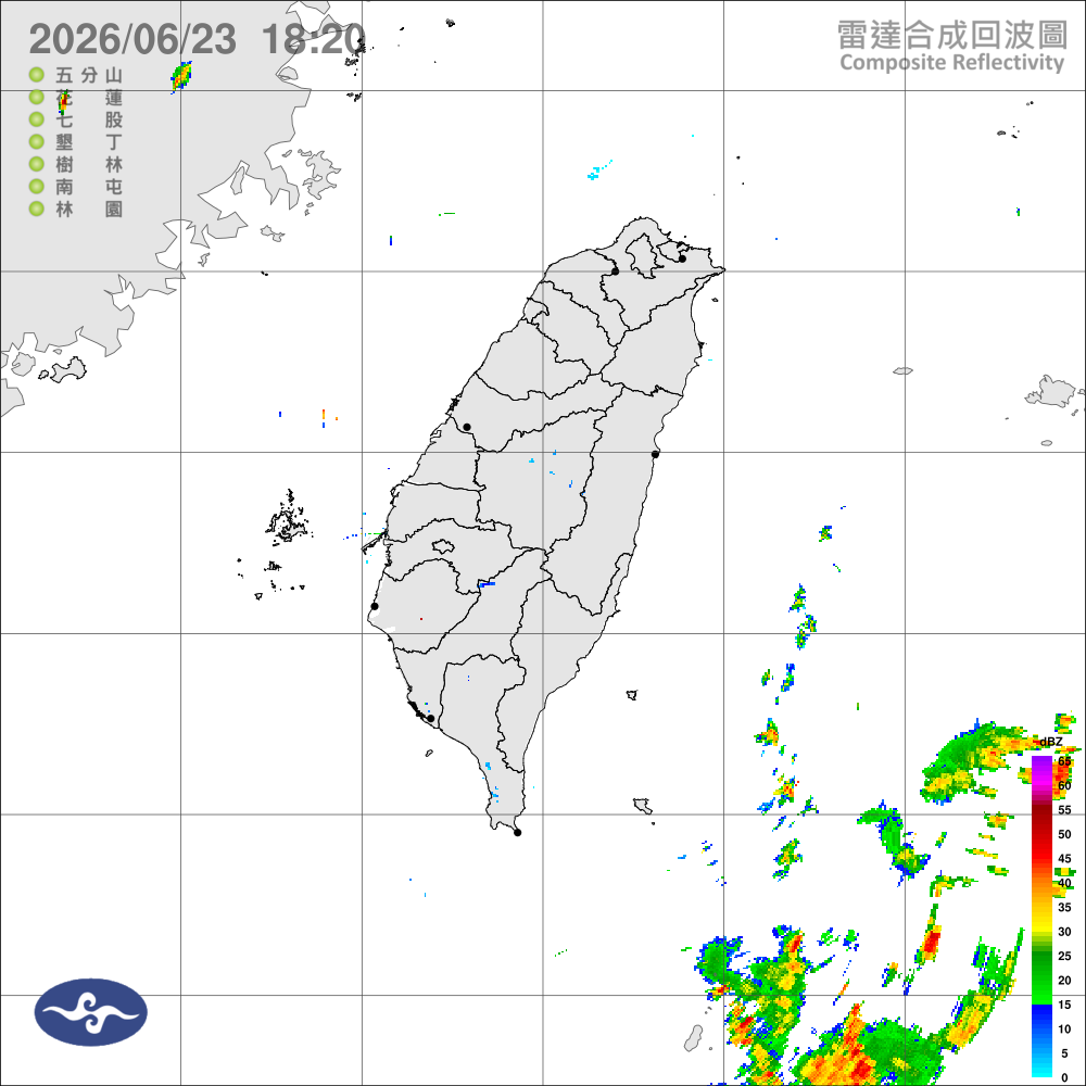 花東及午後南部降雨機率稍增，各地高溫炎熱，海邊小心長浪風險