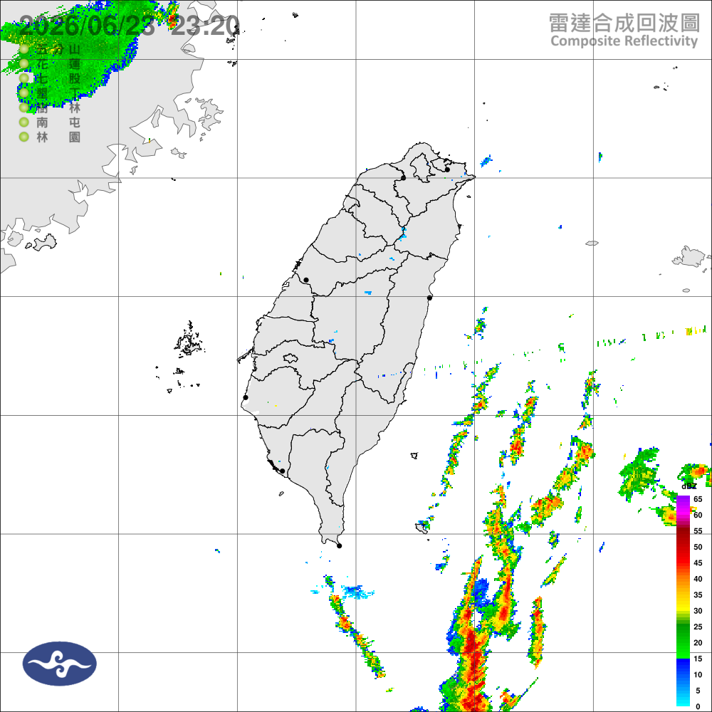 花東及午後南部降雨機率稍增，各地高溫炎熱，海邊小心長浪風險