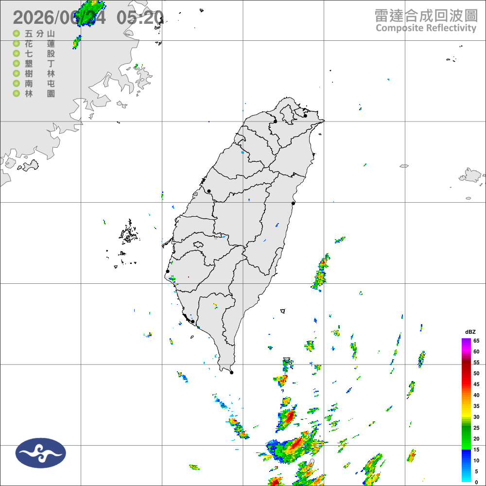 花東及午後南部降雨機率稍增，各地高溫炎熱，海邊小心長浪風險