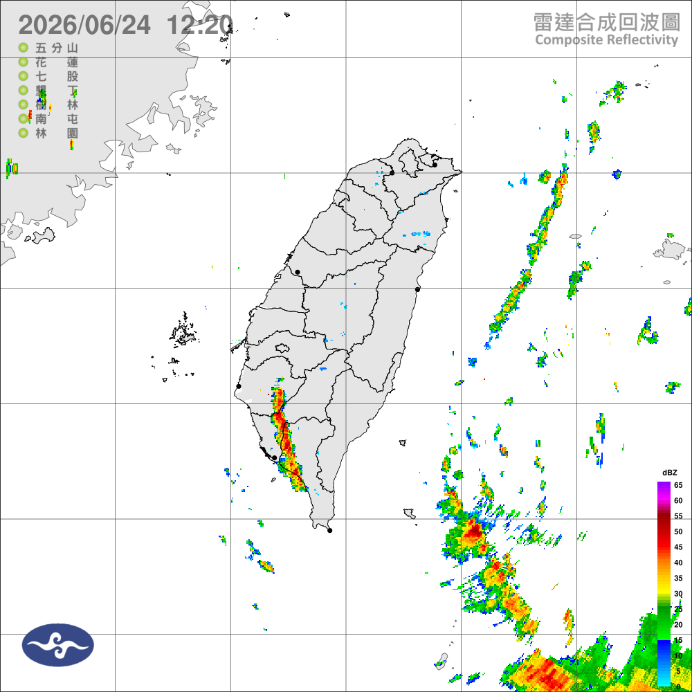 白天各地高溫炎熱，午後降雨增，海邊小心長浪風險