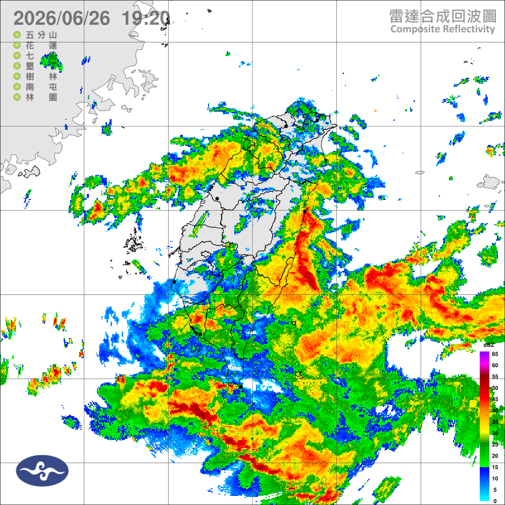 南部清晨強降雨，中北部午後雨勢增，西半部仍防大雨或豪雨