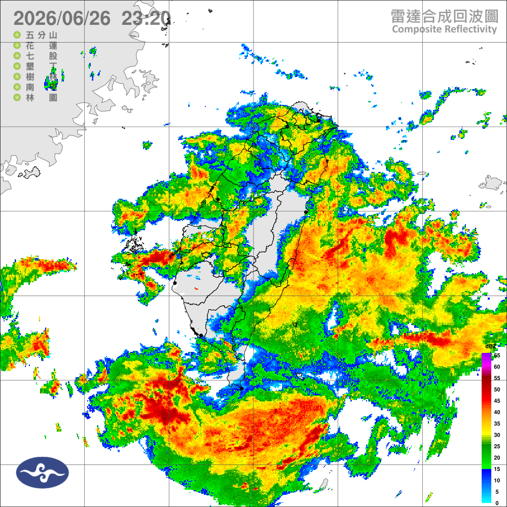 南部清晨強降雨，中北部午後雨勢增，西半部仍防大雨或豪雨