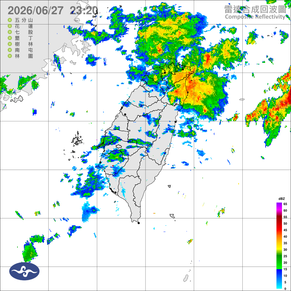 鋒面逐漸北移，水氣仍偏多，午後留意局部大雨