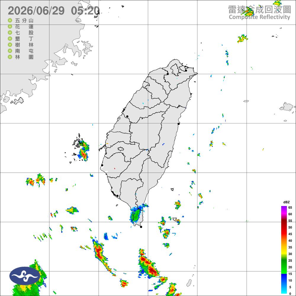 多雲到晴，午後局部雷雨，西半部留意大雨