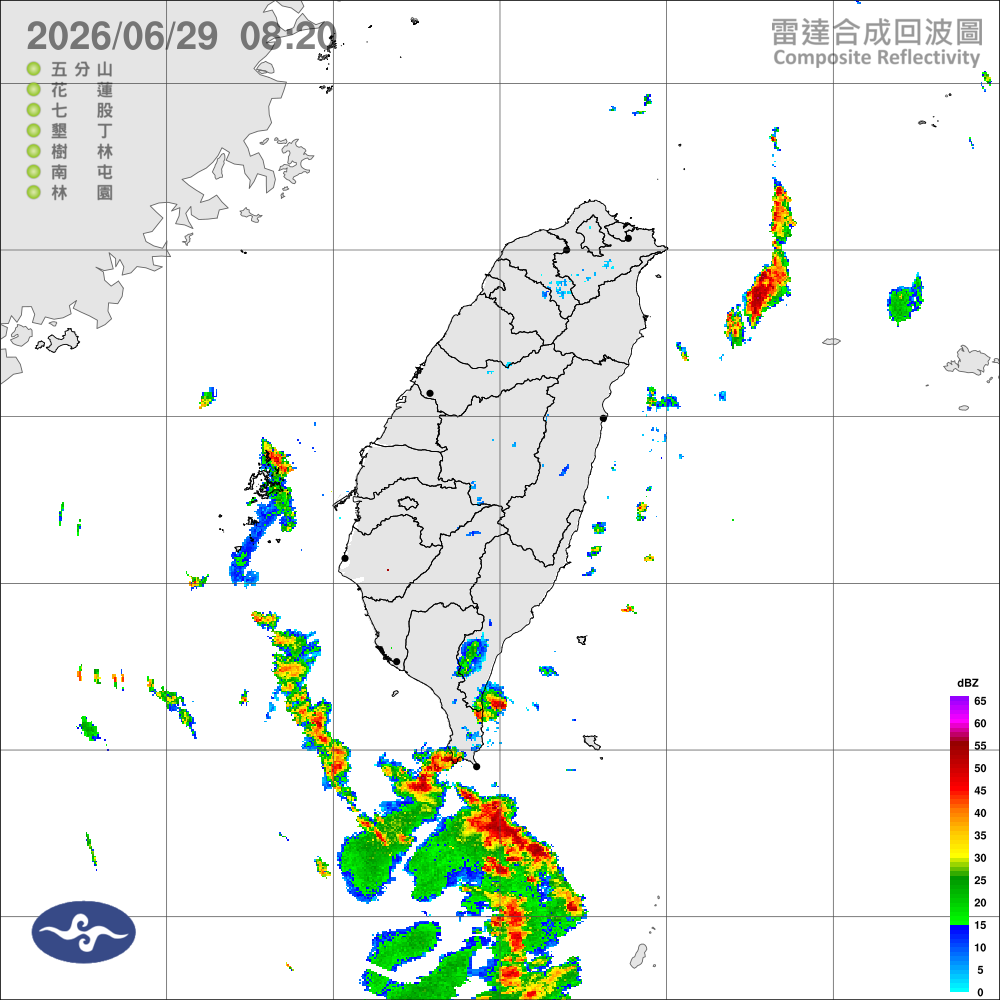 多雲到晴，午後局部雷雨，西半部留意大雨