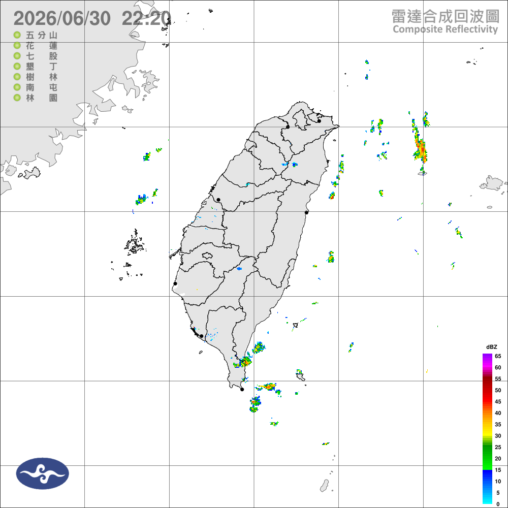 多雲到晴、高溫炎熱，午後中部以北山區較大雨勢