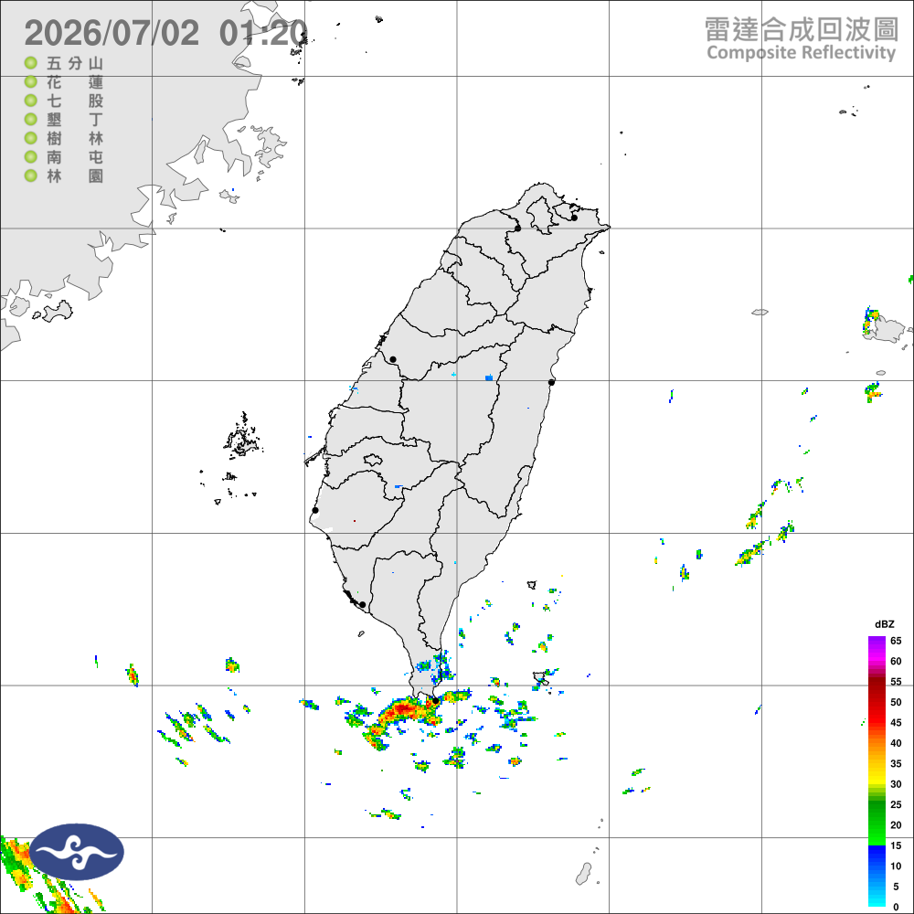 多雲到晴、高溫炎熱，午後中部以北山區較大雨勢