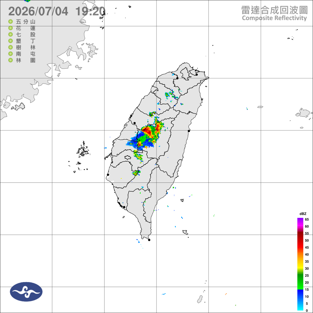 晴朗炎熱，北中山區局部午後大雨