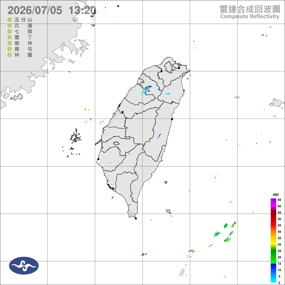 晴朗炎熱午後雷陣雨，中部以北山區局部大雨