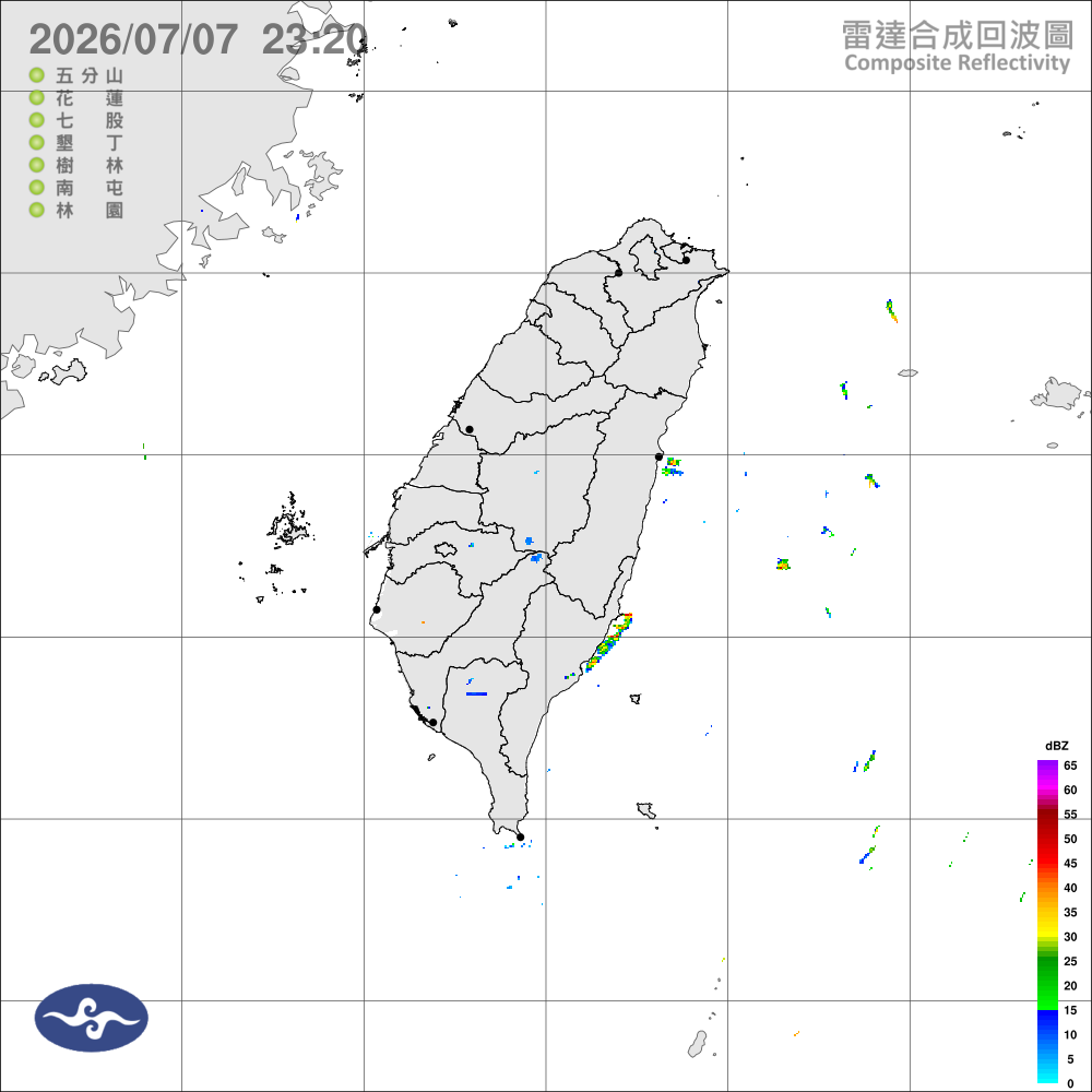 晴朗炎熱防曬補水，午後零星雷陣雨，東半沿海留意長浪