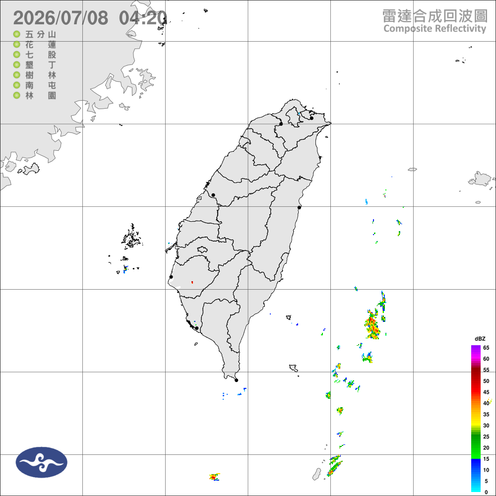 晴朗炎熱防曬補水，午後零星雷陣雨，東半沿海留意長浪