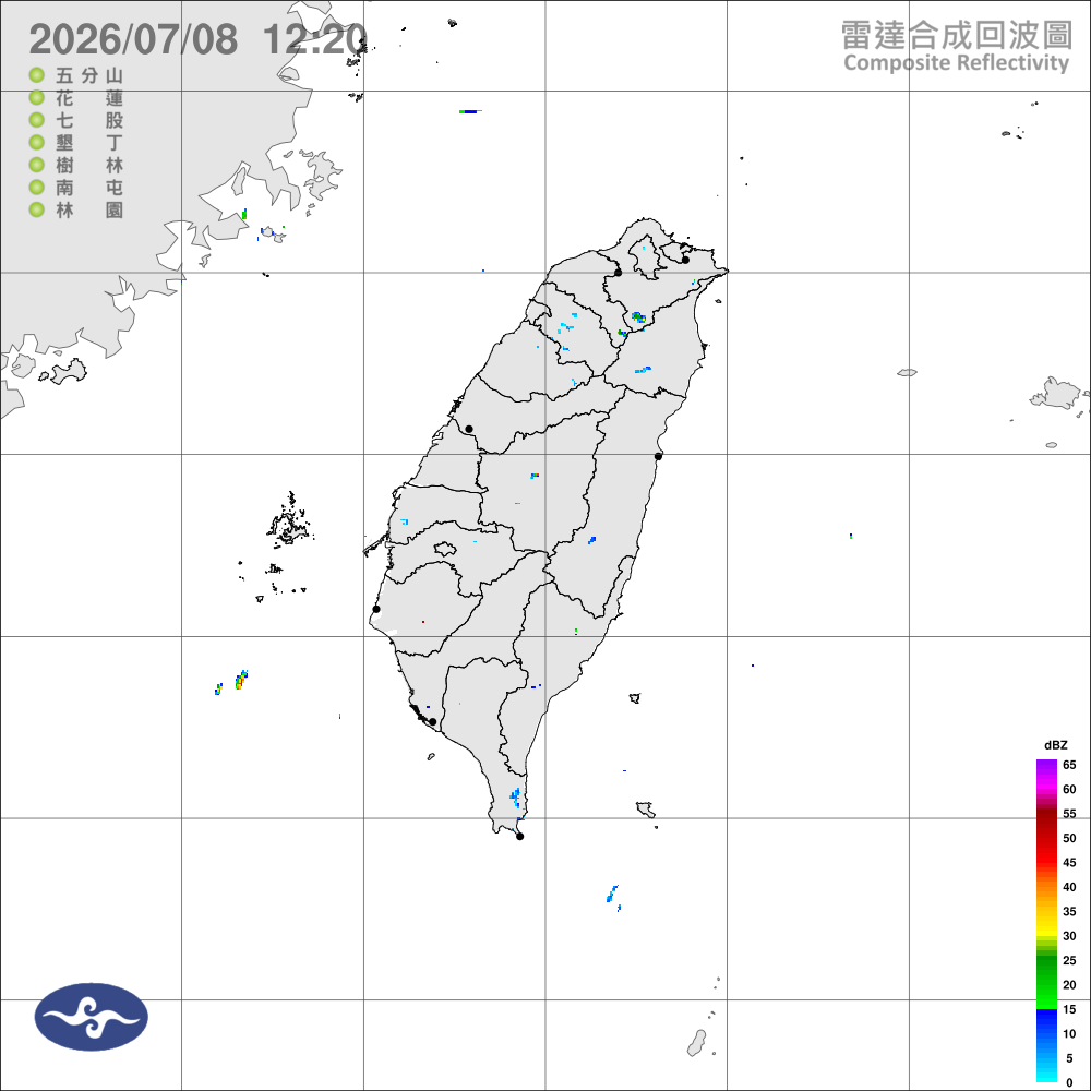 晴朗炎熱防曬補水，午後零星雷陣雨，東半沿海留意長浪