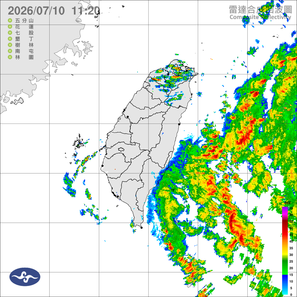 颱風影響風雨漸增，明晚週六影響最劇