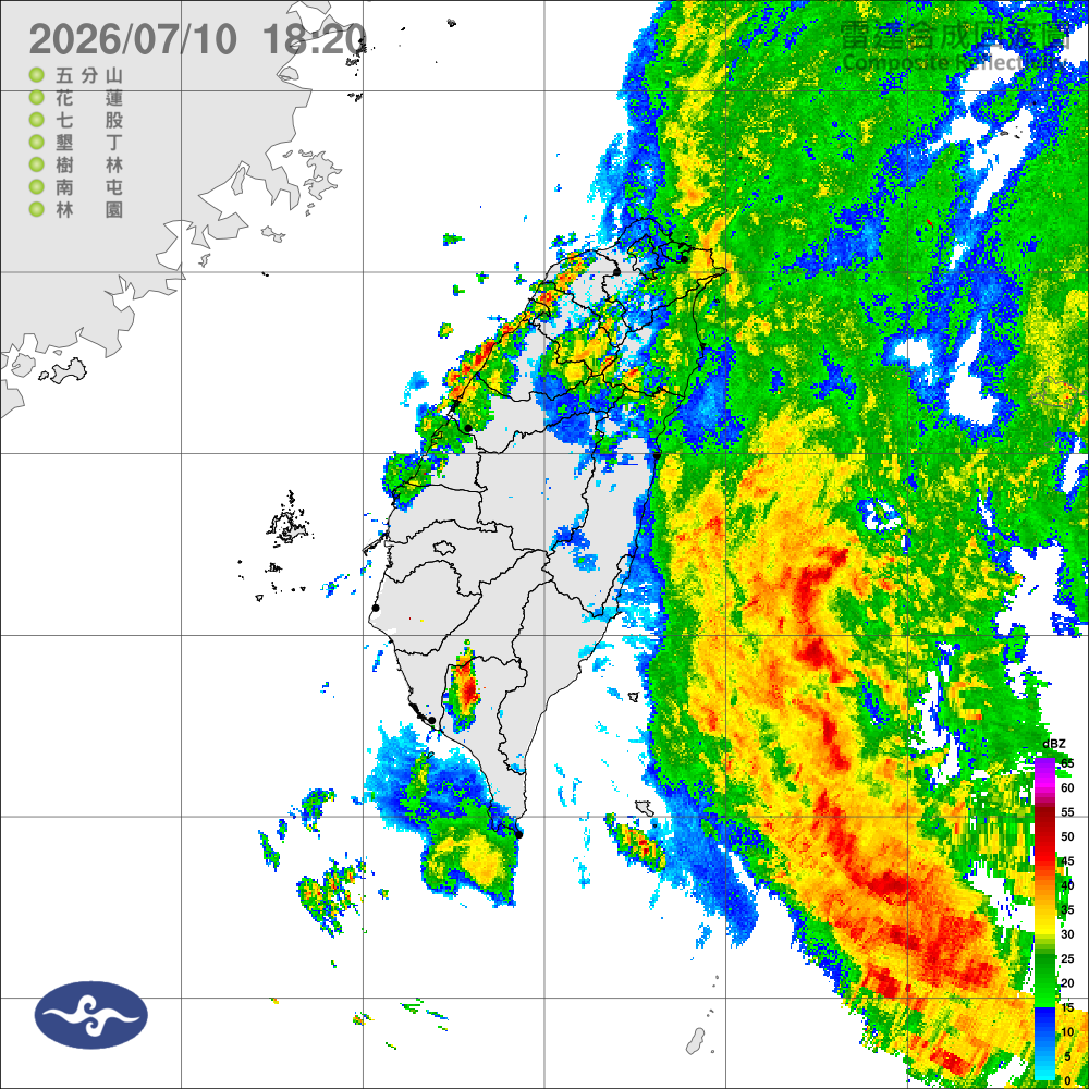 颱風影響風雨漸增，晚起週六影響最劇