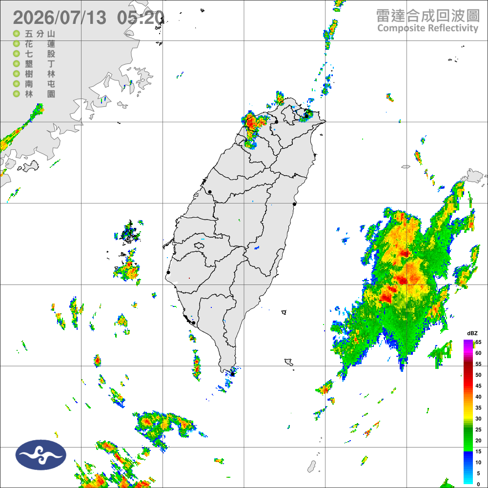 南方水氣北移，午後留意豪大雨