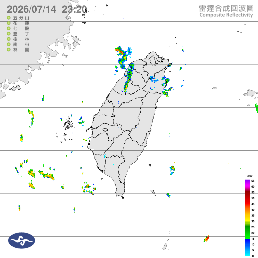 西南風影響，迎風面天氣不穩定，西半部山區及雙北留意午後大雨