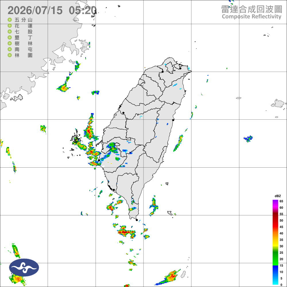 西南風影響，迎風面天氣不穩定，西半部山區及雙北留意午後大雨