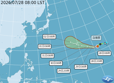 民國115年07月28日08時 颱風消息