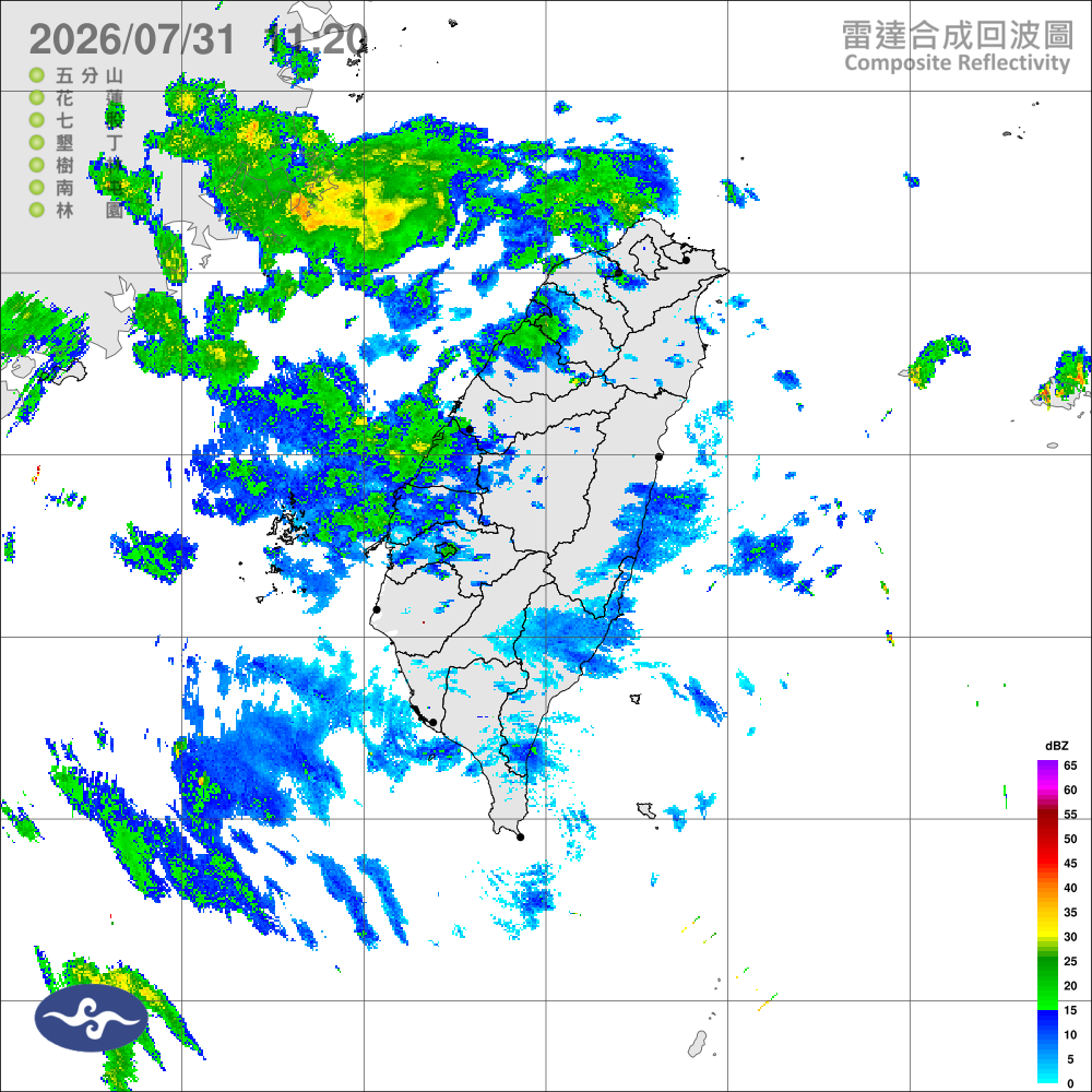 多雲到晴午後局部雨，天氣悶熱防曬多補水