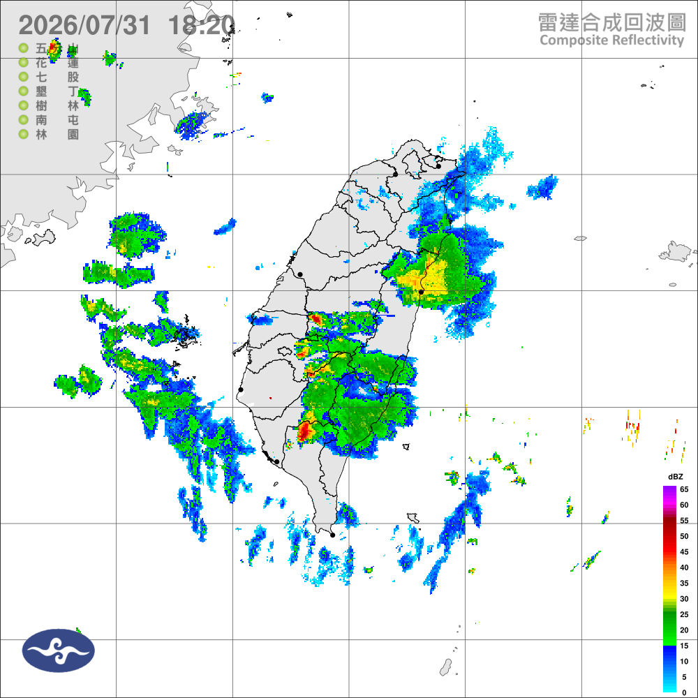 多雲到晴，局部午後雷雨；感受悶熱，留意補水防曬