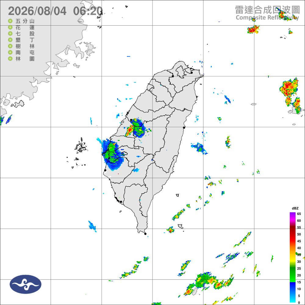 高溫炎熱防曬補水，迎風面零星雨，午後局部雷陣雨