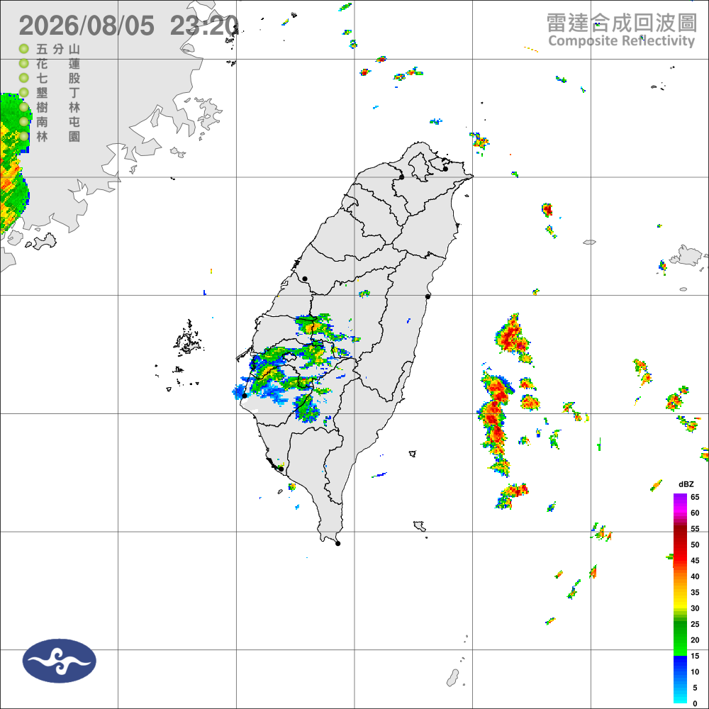 晴朗高溫，防曬補水；迎風面零星雨，午後局部雷雨，晚起降雨增
