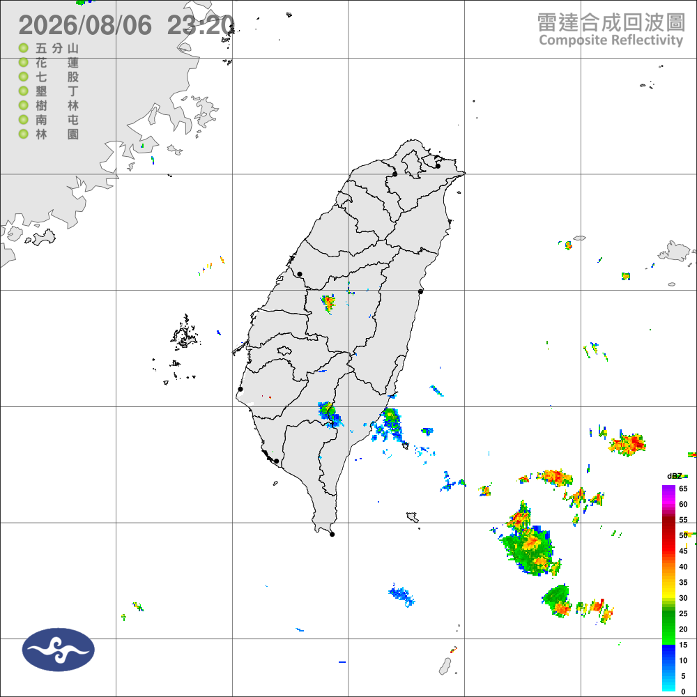 颱風外圍雲系西臺偶雨，沿海離島留意長浪