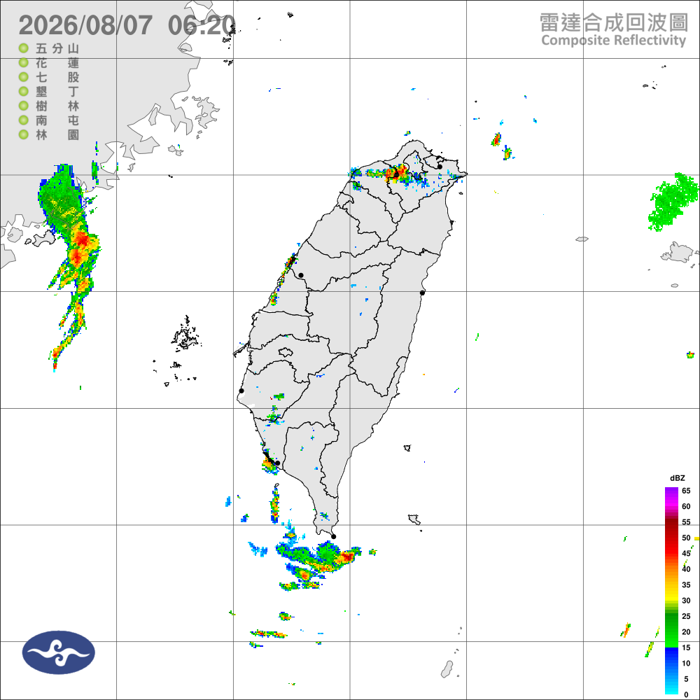 颱風外圍雲系西臺偶雨，沿海離島留意長浪