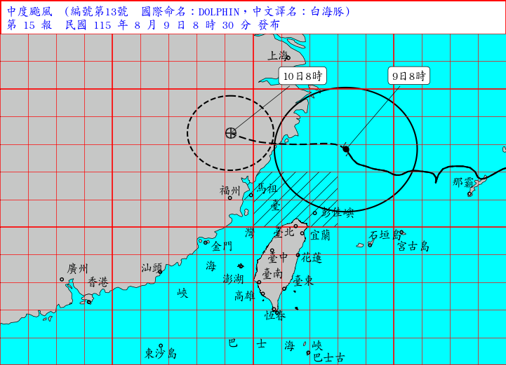 海上颱風警報