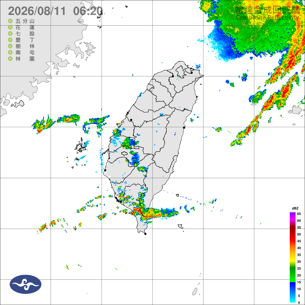 低壓帶及西南風，留意局部大雷雨