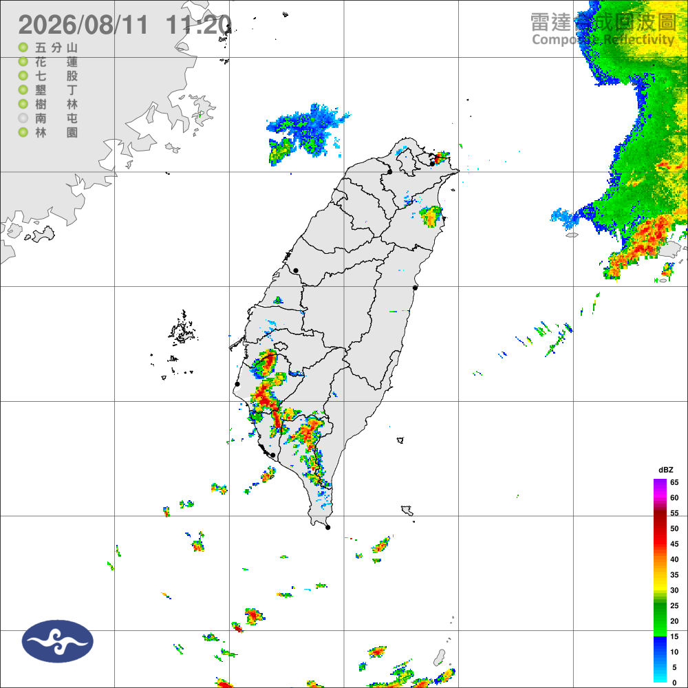 低壓帶及西南風影響，留意局部大雷雨