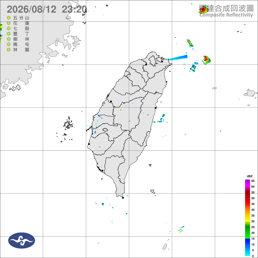 西南風影響留意大雨，中南偶雨北東午後雨