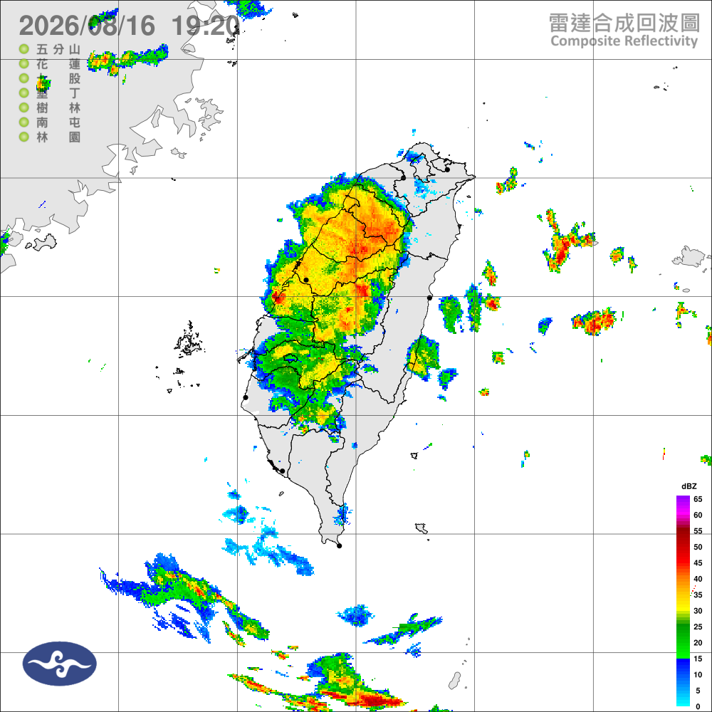 低壓帶影響天氣不穩定，午後慎防豪大雨