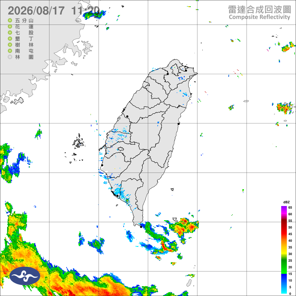 低壓帶天氣不穩定，午後慎防強降雨