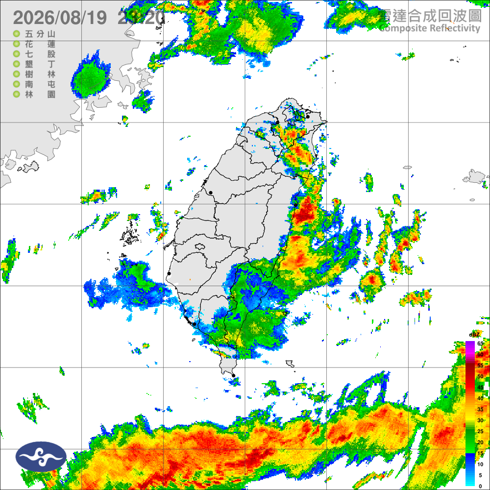 低壓帶西南風增強，留意短延時強降雨