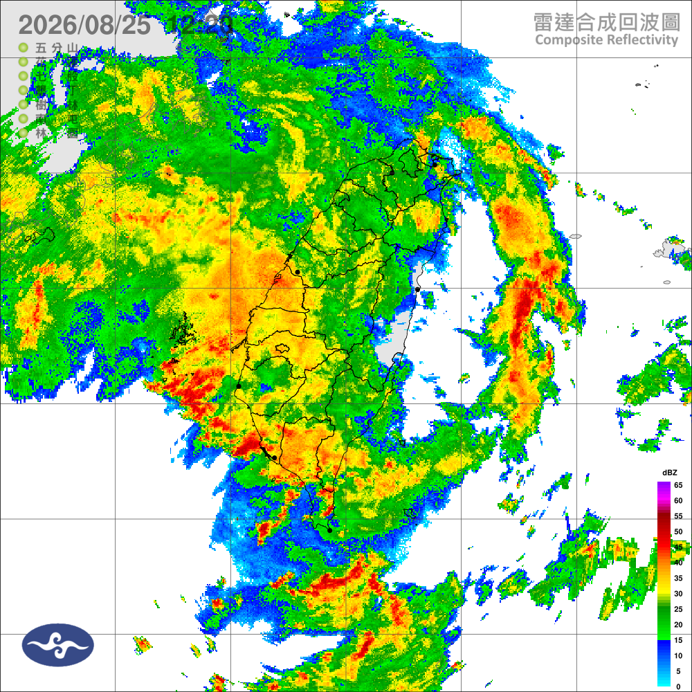 水氣仍多，嘉義以南留意局部豪雨，下半天雨漸緩