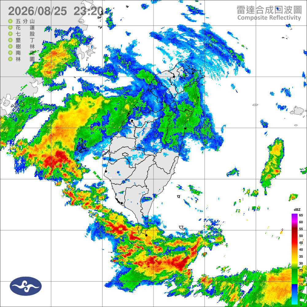 水氣減少，南部偶陣雨，其他轉多雲到晴