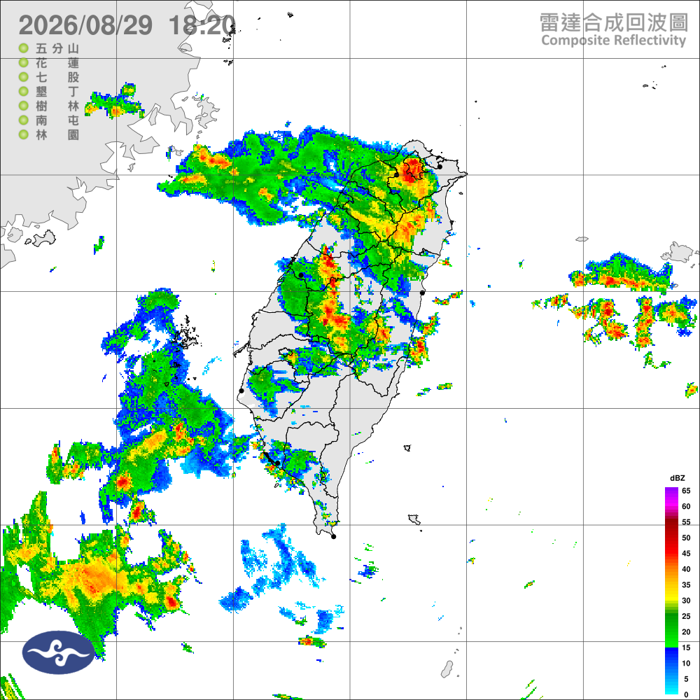 低壓帶影響，各地不穩定易下雨，西半部留意午後短延時豪雨